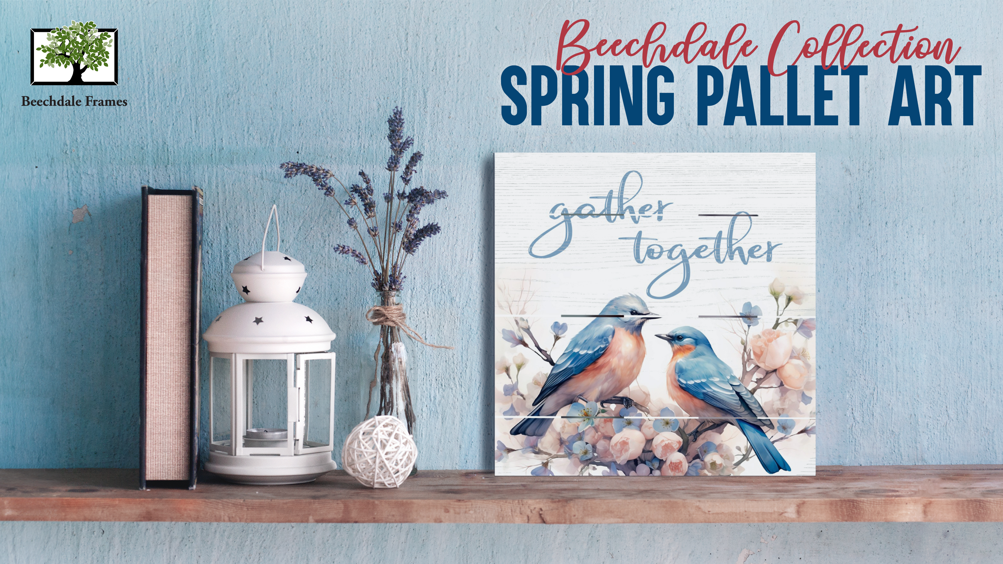 Beechdale Spring Pallet Art